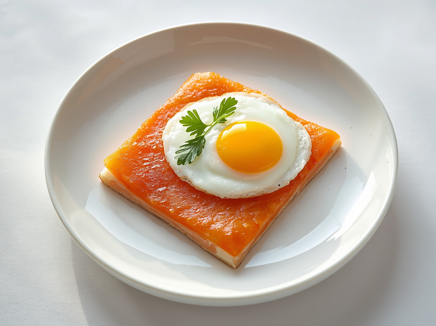 Gerookte zalm met ei