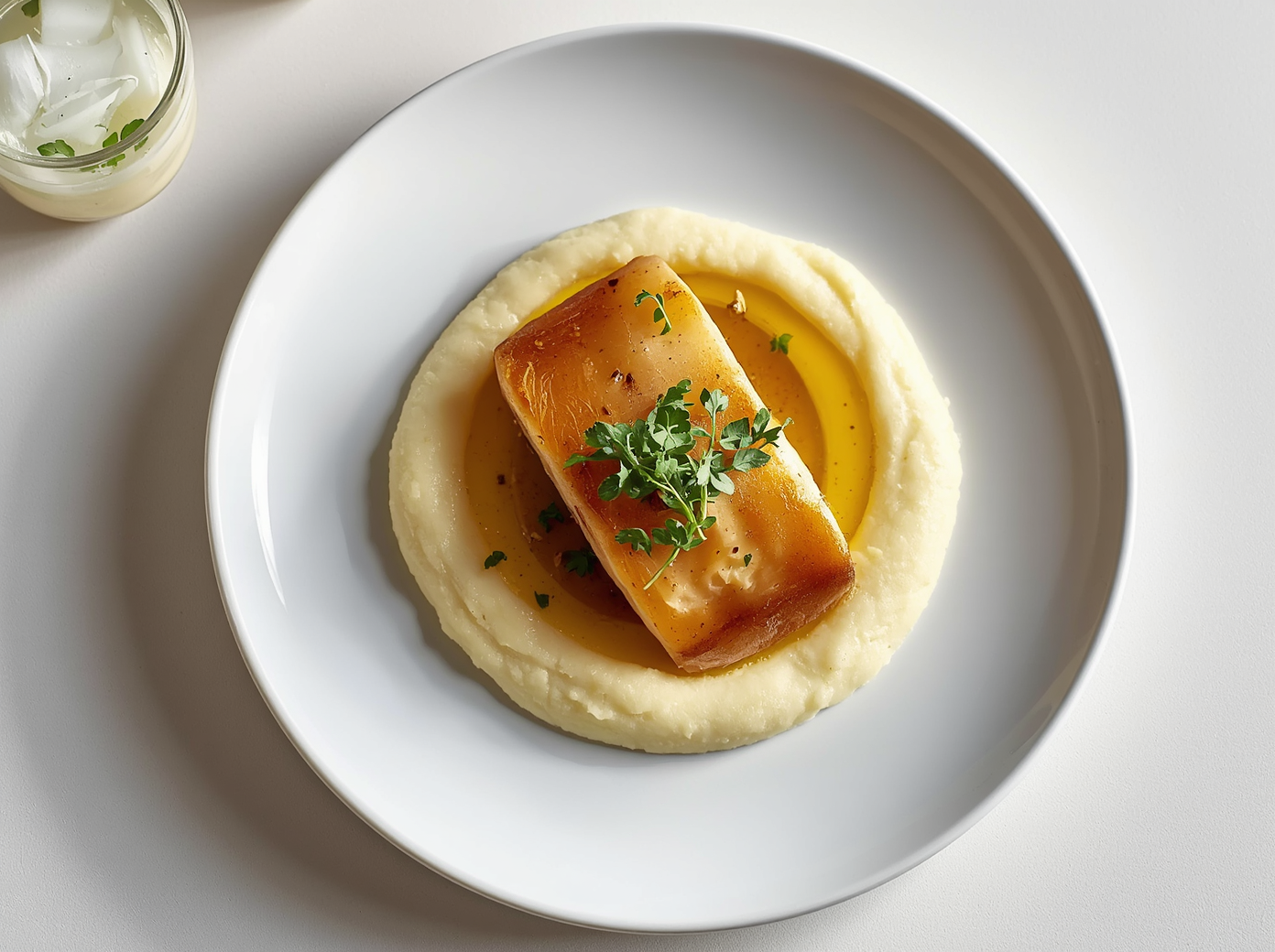 Koolvis met bloemkoolpuree